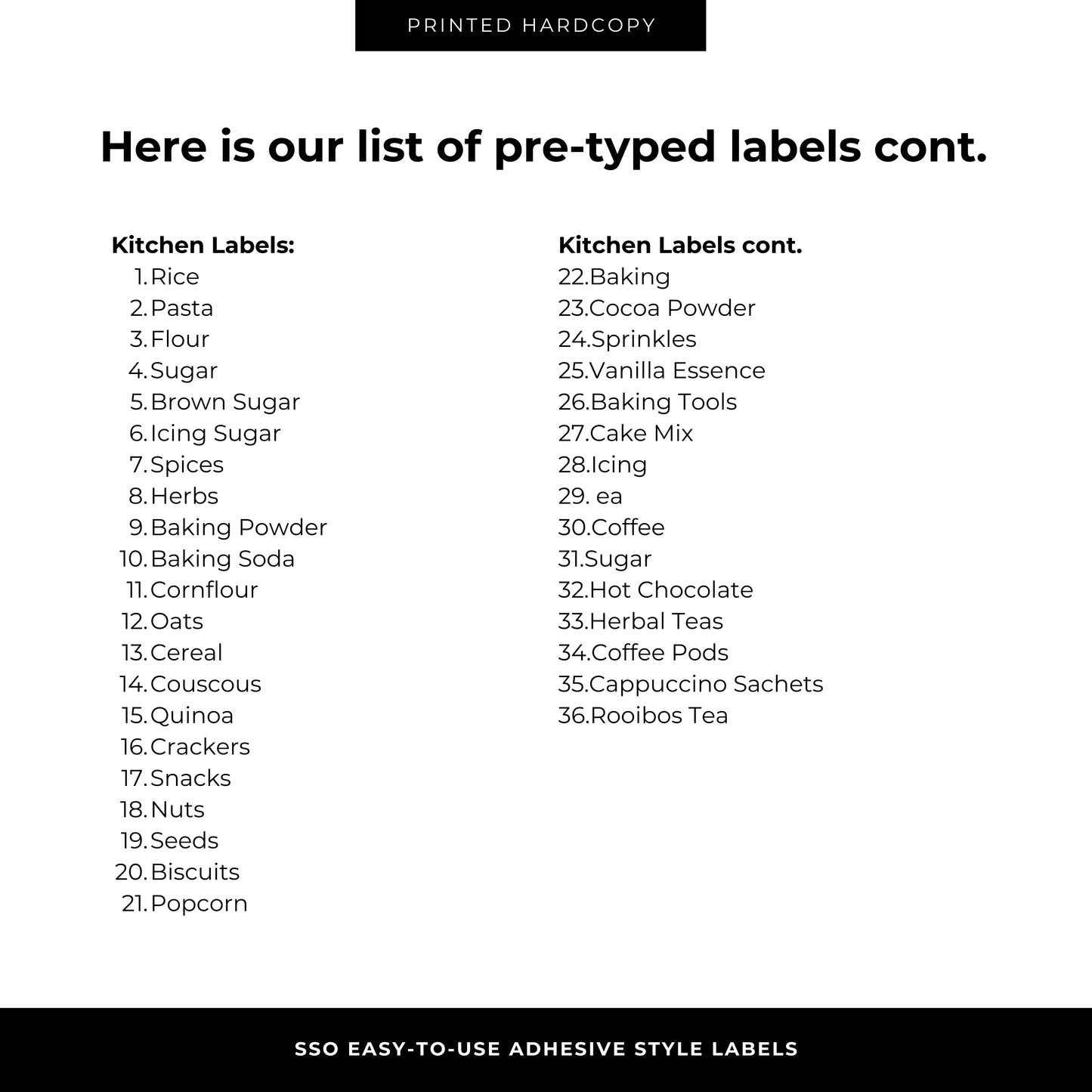 Style Labels